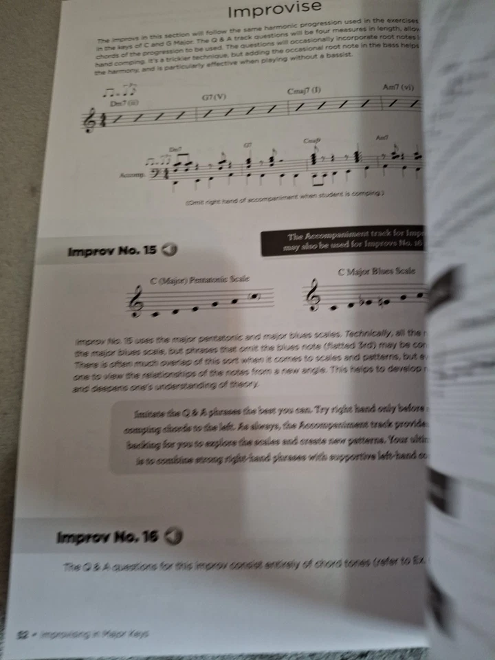 Jazz Piano Basics Book 2 Keyboard Music Lessons Progressive Exercises with Audio - Image 4 of 4