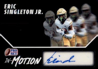 Eric Singleton Jr. 2025 Pro Set Metal In Motion Prismatic Black Auto #/10
