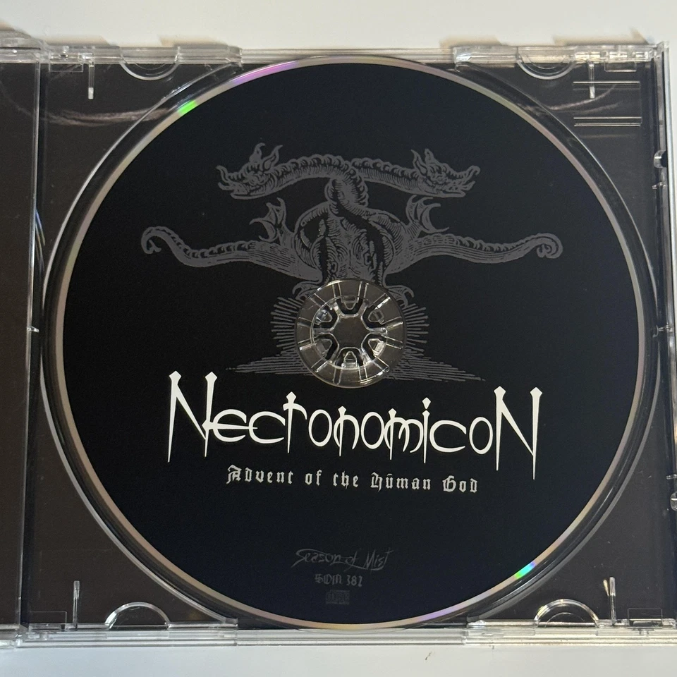 Necronomicon CD Advent of the Human God 2016 Season of Mist Black Death Metal Al Foto 2 de 4