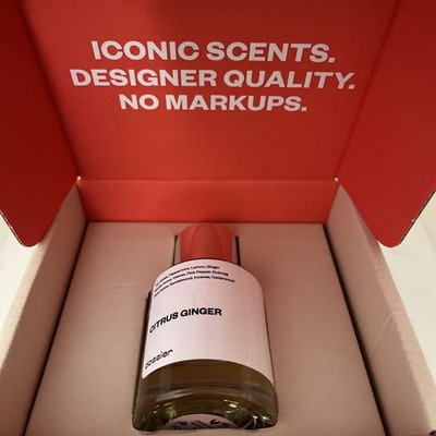 Dossier CITRUS GINGER 1.7 Oz Vegan Eau de Toilette Cologne New In Box