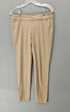 Old Navy Pixie Pants Women6 Tan Stretch Ankle Skinny Work Chino Career Office