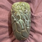 Vintage Royal Haeger Vase R652 Matte Green Drip 7.5”H x 4.25”W
