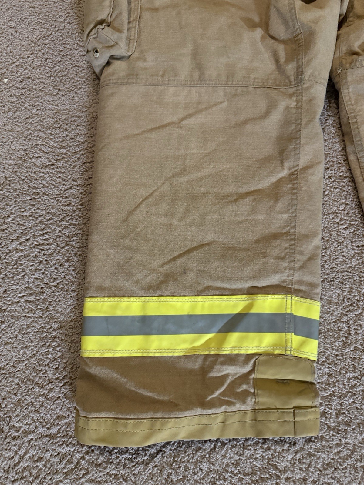 LIONS JANESVILLE FIRE FIGHTING BUNKER GEAR CROSSTECH PANTS 48R SUSPENDERS