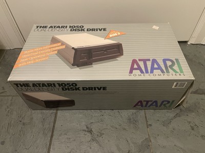 Atari 1050 Dual-Density Disk Drive | Original Packaging with Power & Cable 