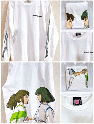 #ad Spirited Away Long Sleeve T Shirt Ghibli HOT TOPIC HARAJUKU $193.04