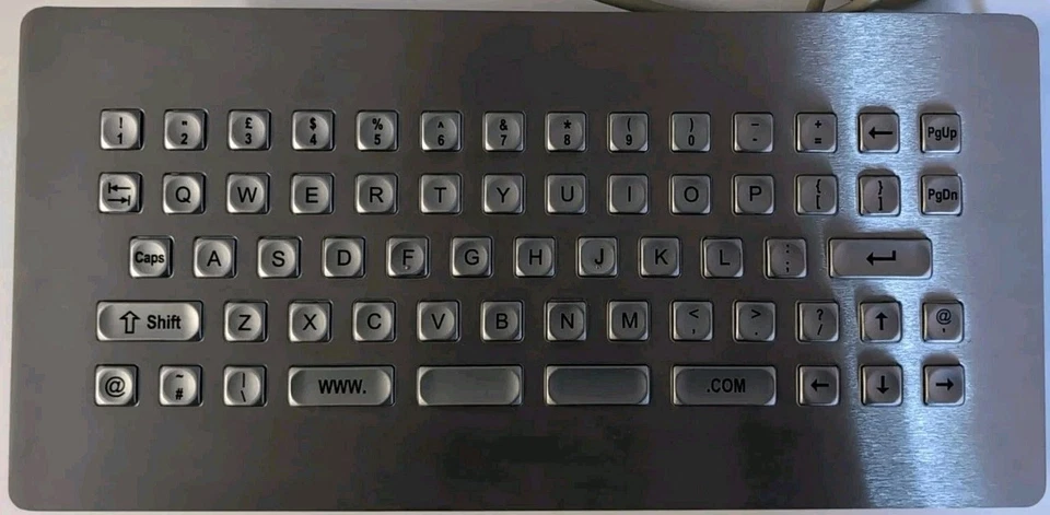 Stainless Steel Vandal Resistant Keyboard - Image 2 of 4