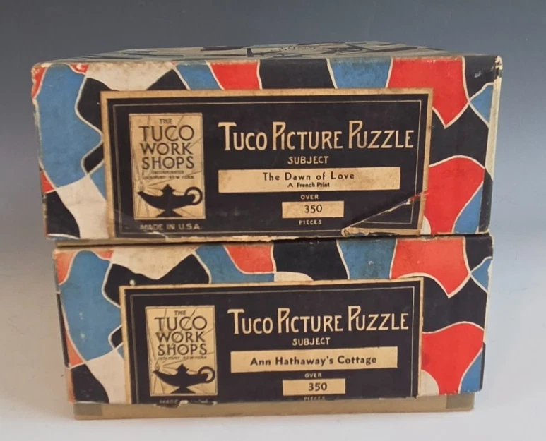Collectors & Hobbyists Cardboard 1933 Year Vintage Puzzles for