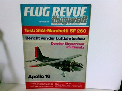 Flug Revue vereinigt mit flugwelt international mit Flugkörper Heft 06/1972 Dive