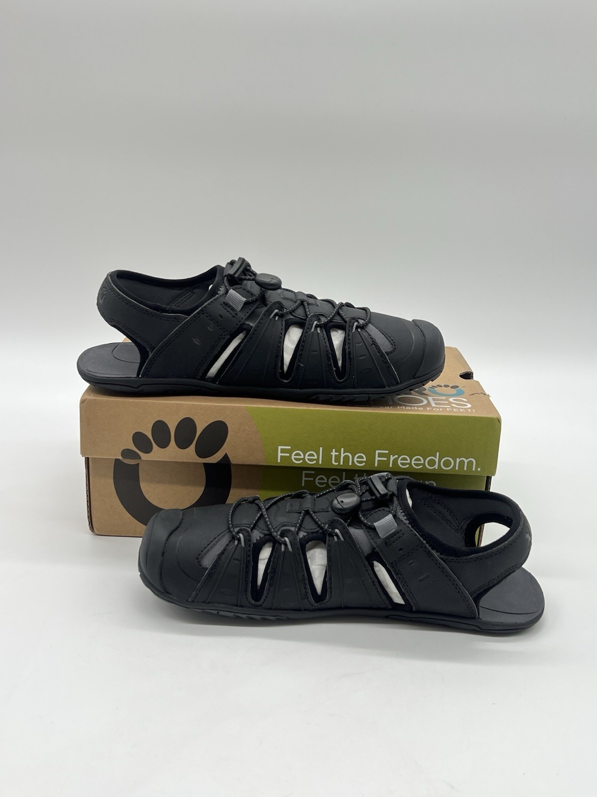 Xero Shoes Colorado Men's Size 8 Black Water-Friendly Lightweight Sandals