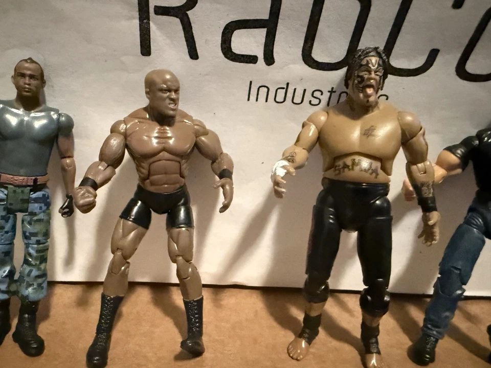 WWE JAKKS PACIFIC Build N Brawl Lot STONE COLD STEVE AUSTIN Others 3.75” 1:18 - Image 3 of 4