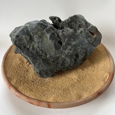 Viewing Stone Suiseki Bonseki Bonsai SAJIGAWA ISHI Japanese Mountain Shape 8.6in