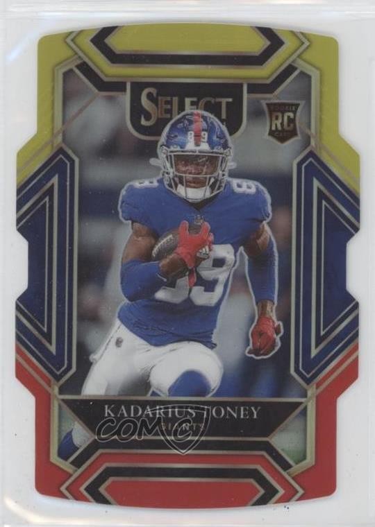 2021 Select Club Level Red & Yellow Prizm Die-Cut Kadarius Toney Rookie RC 0q7