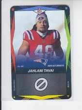 2025 NFL Uno Elite JAHLANI TAVAI Wild Flux Foil SSP Patriots #168