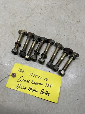 #ad Grasshopper 335B Mower Diamond Head Drive Motor Bolts $27.30