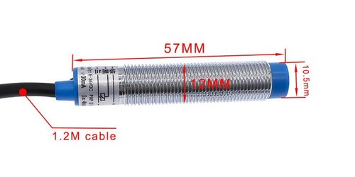Inductive Proximity Sensor Switch M12 4mm DC 12V 24V AC 110V 220V 200mA LJ12A3 4 - Picture 10 of 24