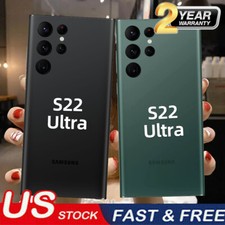 NEW SAMSUNG GALAXY S22 ULTRA UNLOCKED 6.8in 128G/256/512G/1T GSM CDMA Cell Phone