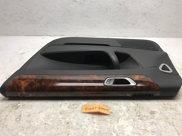 06 07 08 Bentley Flying Spur BLACK COMPLETE RIGHT FRONT INNER DOOR PANEL 