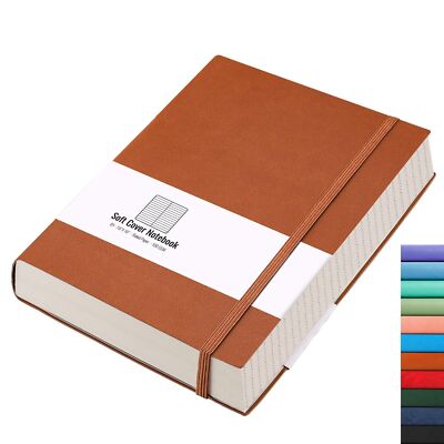 AHGXG College Ruled/Lined Notebook - 320 Numbered Pages B5 Lined Journal, 100...