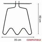 Resistenza inferiore forno 1150W 230V compatibile codice 481925928948 Whirlpool