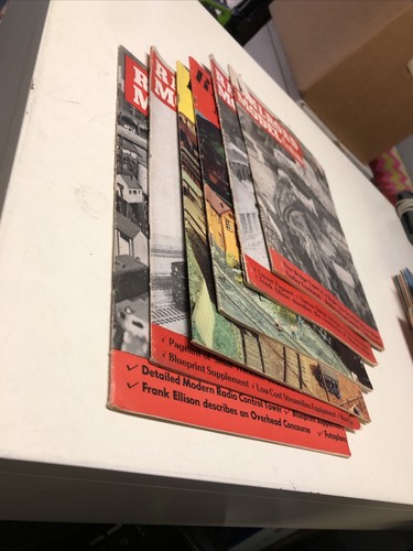 Lot 5: Railroad Model Magazine Craftsmen 1953 Issues Vintage Trains Collectible - Picture 2 of 5
