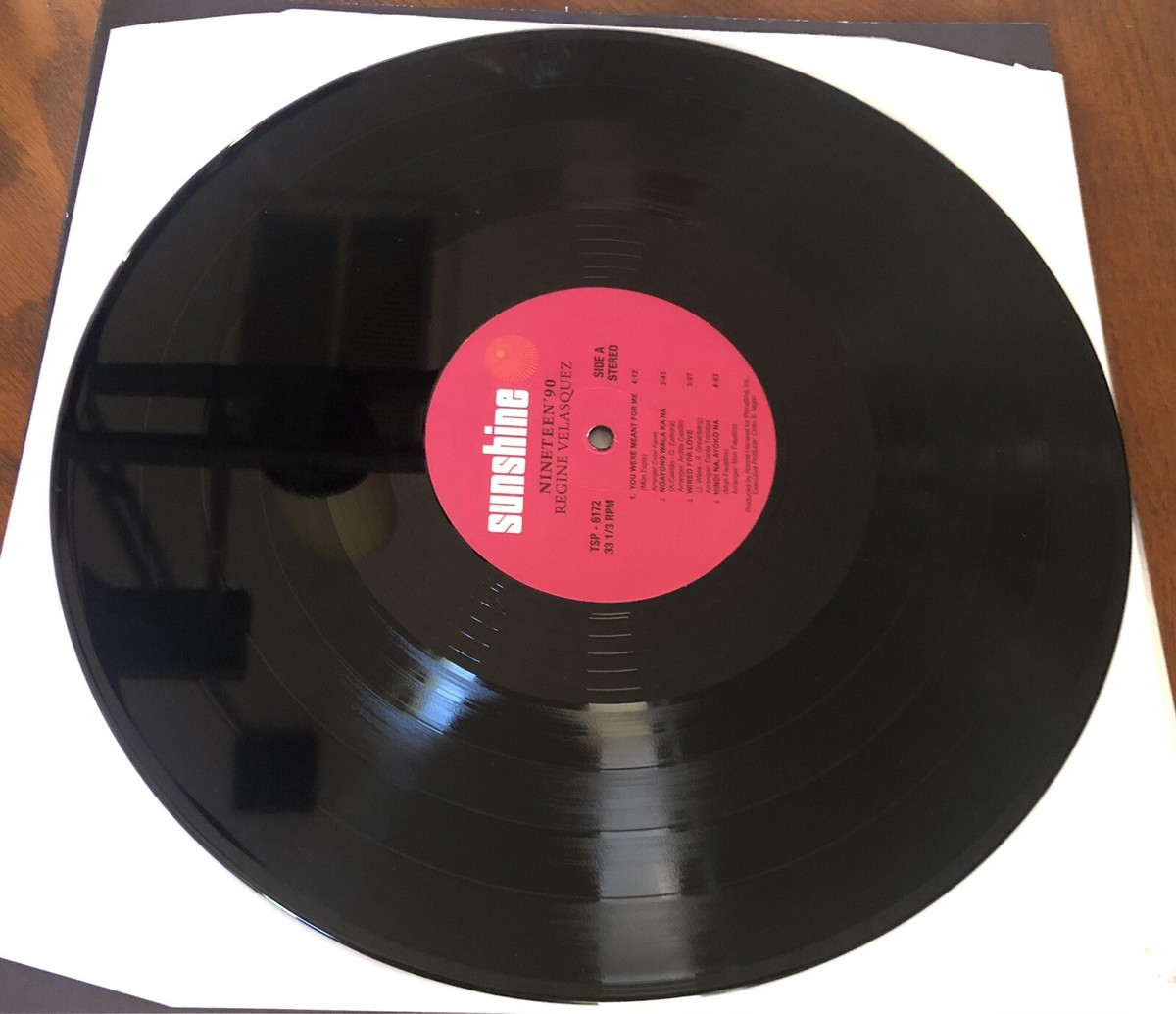 Nineteen '90 By Regine Velasquez (Vinyl Re-issue) Original