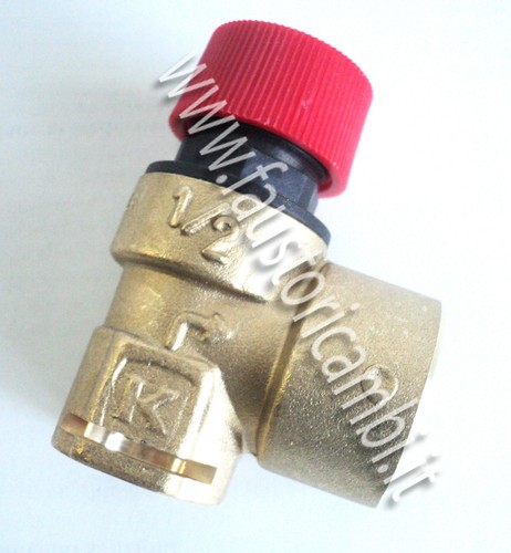 Valvola Di Sicurezza 3 Bar Per Caldaie Vaillant - Con Ingresso A Forcella E Scarico 3/4 - Foto 4