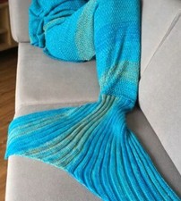 MERMAID TAIL Soft Knitted Body Blanket