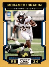 2023 Score - Rookies Mohamed Ibrahim #328 Gold (RC)