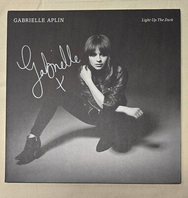 Gabrielle Aplin   Light Up The Dark White Vinyl   SIGNED Copy w/ Proof   Ex Cond