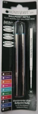 Monteverde 2 Ballpoint Refills Fit Montblanc Blue Med Pt #M132bu New In Pack