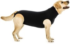 Suitical Recovery Suit Dog, Medium Plus, Black