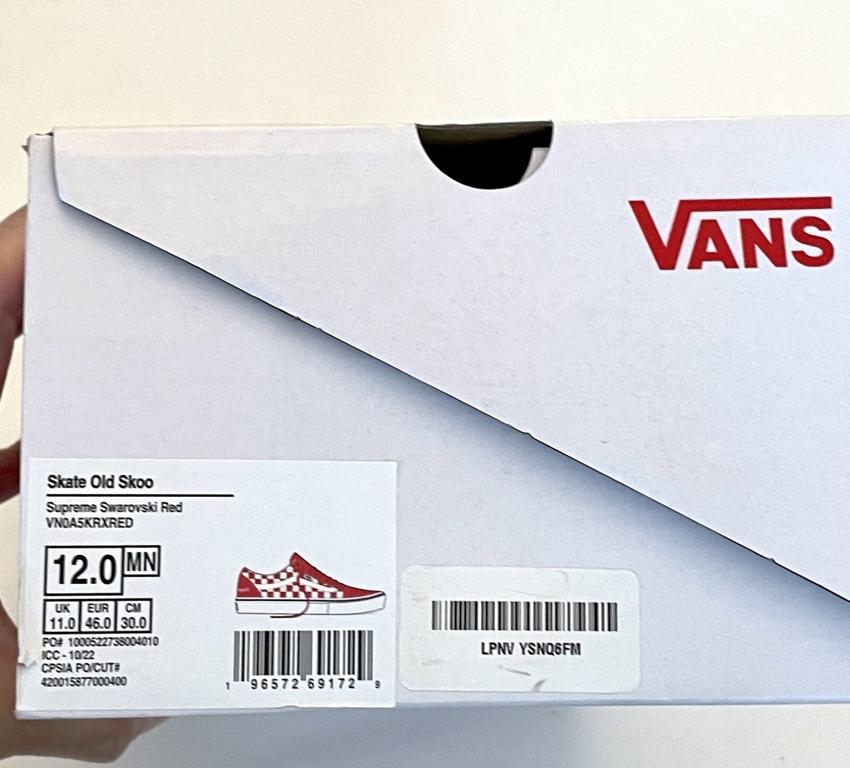 Supreme X Swarovski X Vans Old Skool - Red Size US 12 | eBay Supreme X Swarovski X Vans Old Skool - Red Size US 12 | eBay