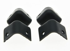 KAISH 8PCS Black Hard Plastic Guitar Amplifier Speaker Cabinet Corners Protector