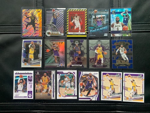 Lebron James 16 Card Lot With Inserts Lakers