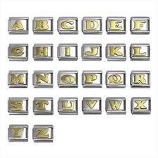 Italian charms Alphabet Letters