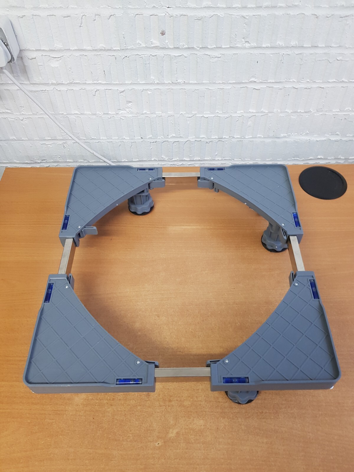 FOCCTS 1 Set of Adjustable Washing Machine Base, Movable Appliance Wheel Trolley