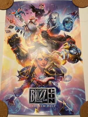 Blizzard Blizzcon 2017 Exclusive KeyArt + Diablo KeyArt  1/600 RARE Große Prints