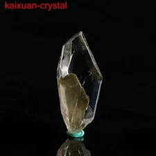 8.7Ct TOP Natural Hyaline Green Phantom "Pyramid" Ghost Garden Quartz Crystal