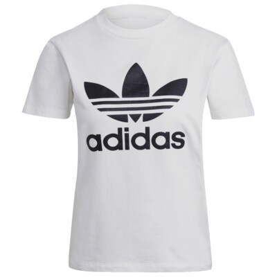 Tshirt Damen, adidas Adicolor Classics Trefoil Tee, Weiß