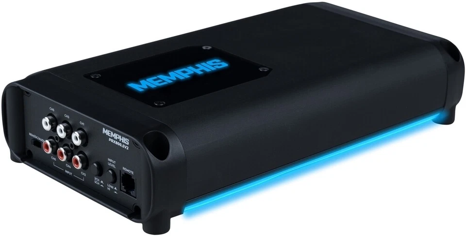Amplificador de 5 canales Memphis PRX800.5V2 800W RMS clase D con kit de amplificador Foto 2 de 4