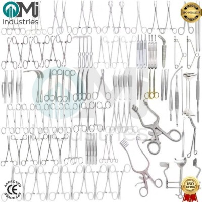 Basic Minor Surgery Large Set of 116Pcs Minor Surgery Instruments Set