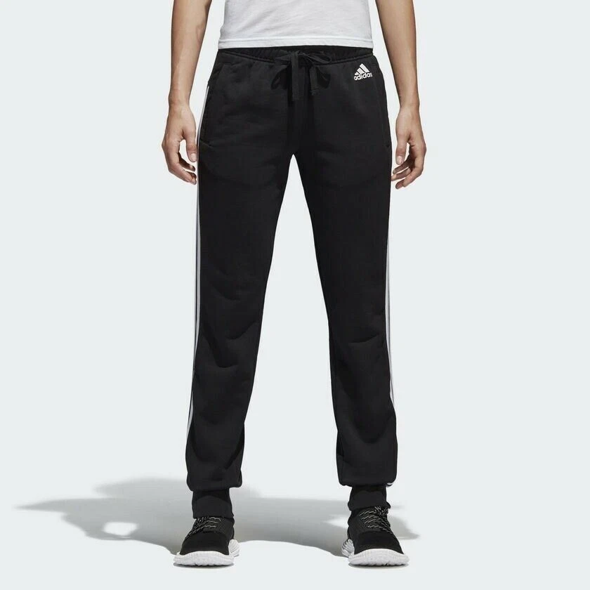 Adidas three stripe poly closed hem pants ladies clearance