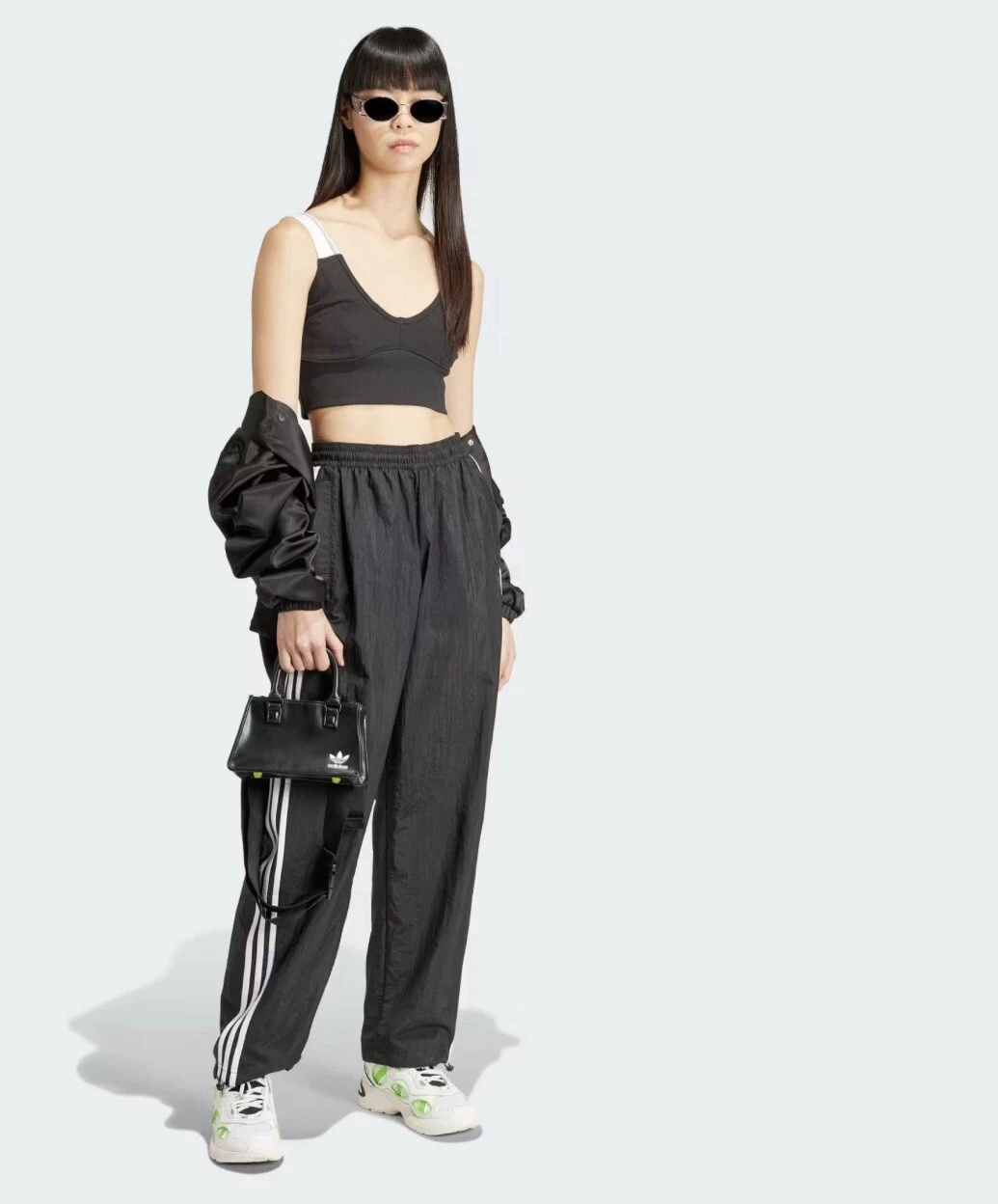 ADIDAS Women’s WOVEN BALLOON TROUSERS /PANTS IT9817~Size M~Black HARD TO FIND!