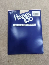 Hanes Too Plus Size Day Sheer Control Top Style E55 Ivory 1Q