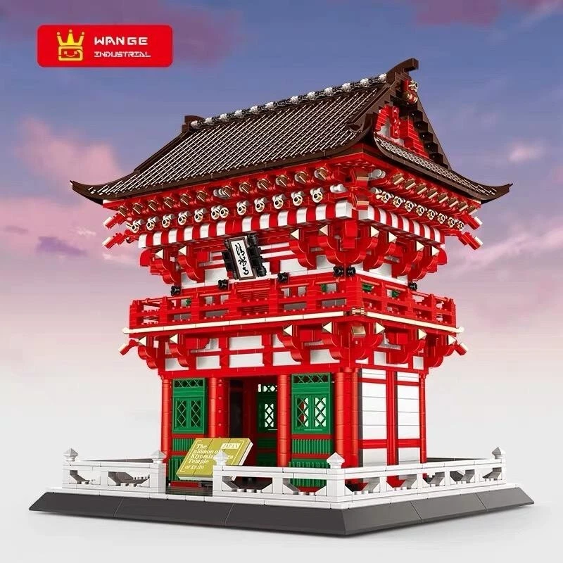 Wange Original The Niomon of Kiyomizu-Dera Temple of Kyoto Block Set 2409 pcs - Image 4 of 4