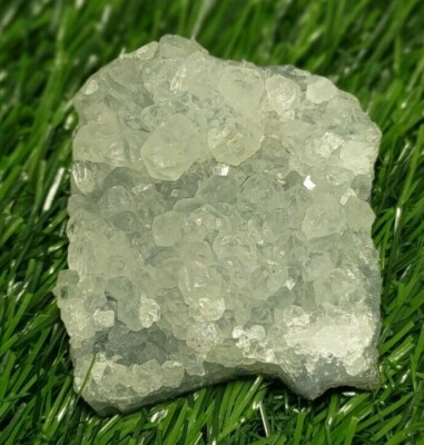 clear glassy piece of apophyllite stone display crystal mineral specimen 1449