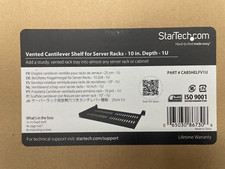 StarTech CABSHELFV1U 1U Vented Server Rack Ca...