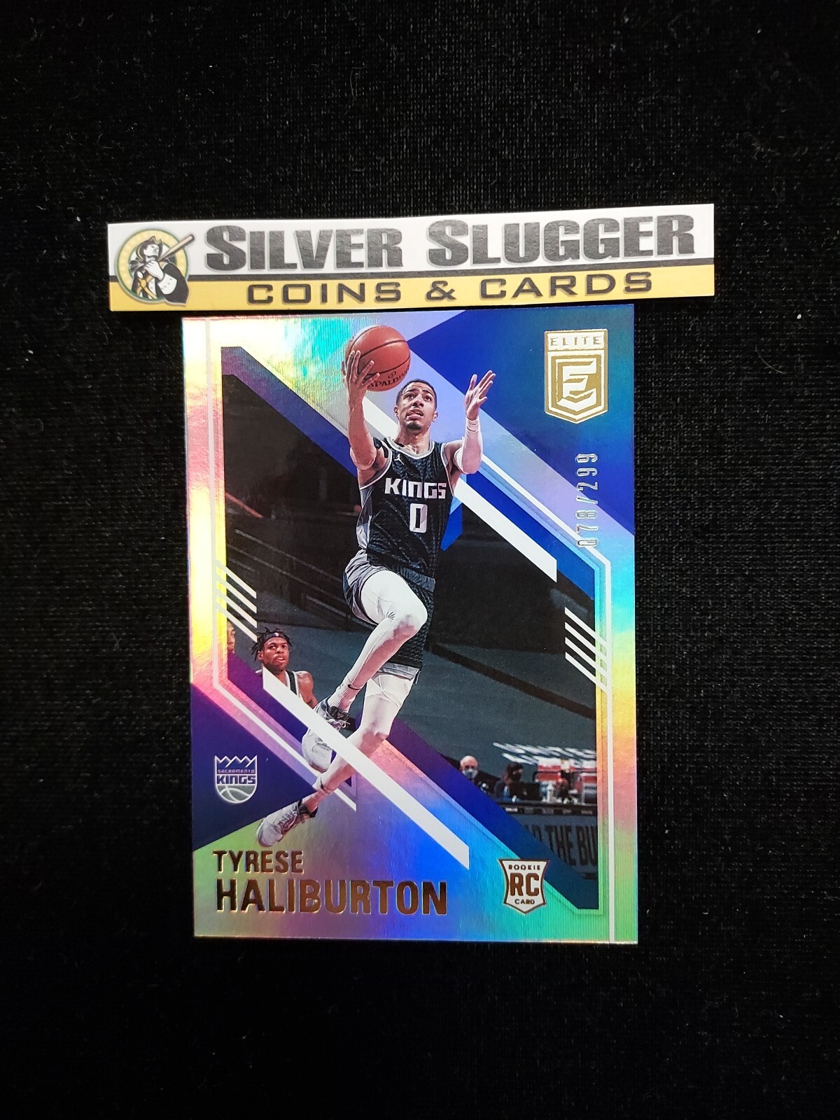 2020-21 Tyrese Haliburton Panini Donruss Elite Holo /299 #105 RC Rookie Card
