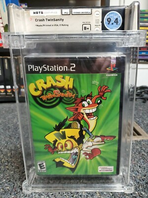 Playstation 2 - Crash Twinsanity - PS2 New Sealed NOS - WATA Graded 9.4 B+