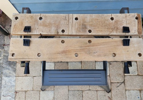 Vtg Black & Decker Workmate Dual 29" Height 79-001 Type08 Portable Work Ctr Vise - Picture 6 of 19